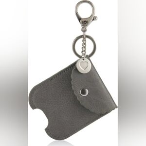 Itzy Ritzy Gray Keychain Hand Sanitizer Case New With Tags